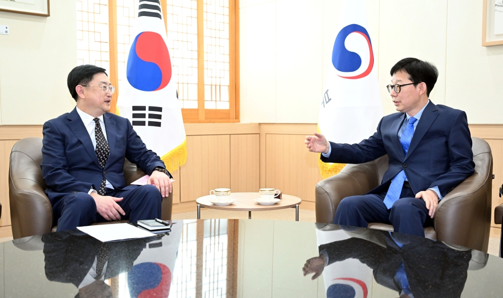 박윤주 제1차관, 중국 랴오닝성 부성장 접견